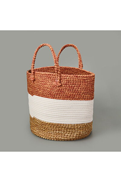 Simple Декоративний кошик Living Urban Delight - кремовий/помаранчевий - 27x28 см