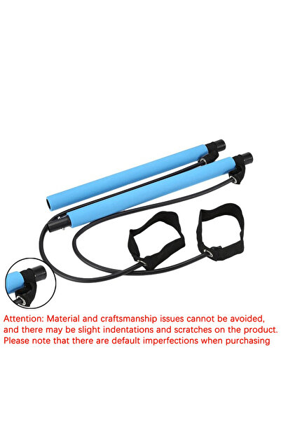 Choice5 مجموعة بيلاتيس زرقاء مع أشرطة مقاومة، بيلاتيس يوغا متعددة الوظائف، صا...