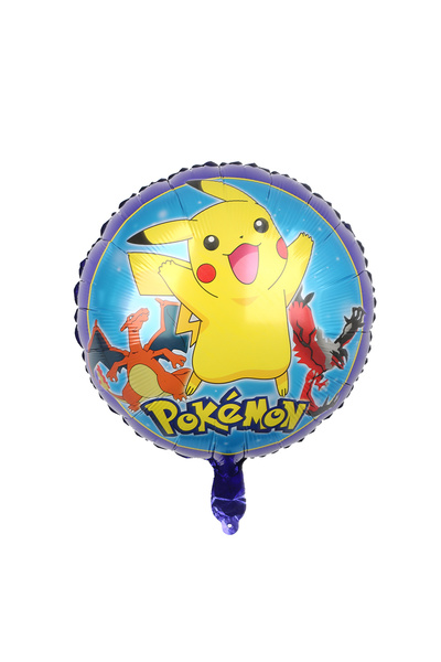 Miniso 18inch SET3-10PCS 10PCS 2024 New Pocket Monsters Balloon Pikachu Turtle Fire Dragon Foil Balloon Chi
