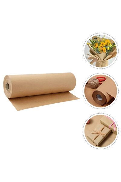 Choice لفات ورق كرافت بني 50 سم × 3 أمتار، تغليف الهدايا، ورق التغليف، الشحن،...