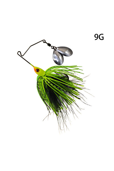 Choice طُعم صيد السمك Mycena 7G/9G ذو اللون الأخضر 06 طُعم Chatter طُعم Blade...