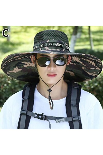 Choice قبعة شمس صيفية كبيرة للرجال والنساء قابلة للتنفس وقبعات صيد للحماية من...