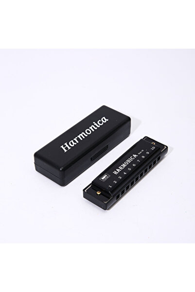 Choice1 black Harmonica Key of C 10 Hole Diatonic Harmonica C with Case for B...