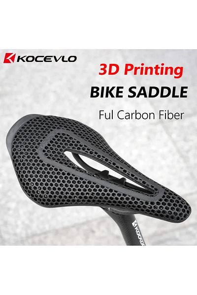 Choice F01 3D Printed KOCEVLO R0 3D Printed Bike Saddle Carbon Fiber Hollow Comfortable Breathable MTB Moun