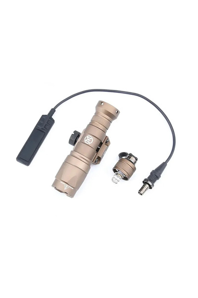 Choice NO Battery DE M300A M300A M600C Tactical LED Flashlight Weapon Scout Light Fit 20mm Picatinny Rail H