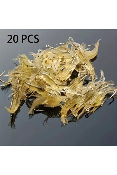 Choice 40mm 20pcs 510/20pcs Goture Shrimp Lures For Freshwater Saltwater, Lum...