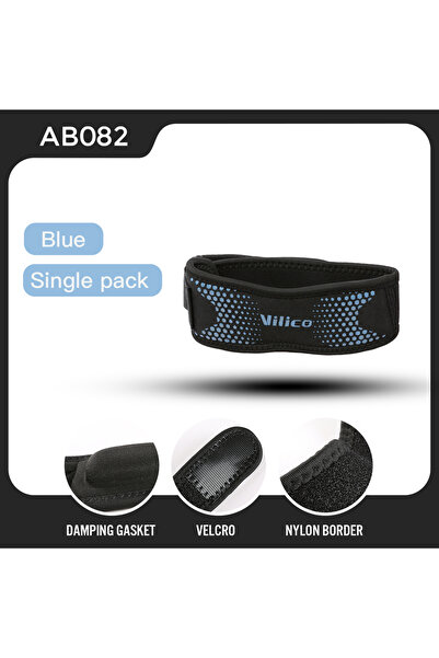 Choice AB082-BU حزام ركبة الرضفة دعامة ركبة قابلة للتعديل مثبت وتر الرضفة شري...