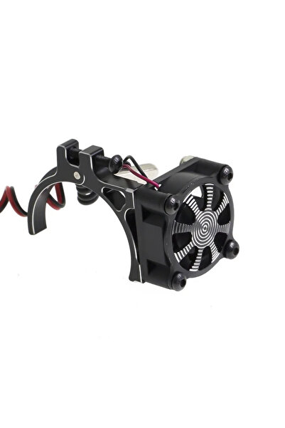 Choice black 540 550 3650 3660 Motor Heatsink Cooling Fan with Thermal Sensor for 1/8 1/10 RC Car Axial SCX