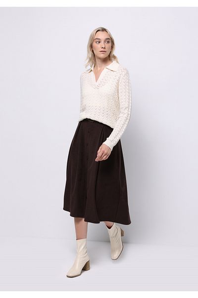 Colin's Fusta maro Midi Straight pentru damă