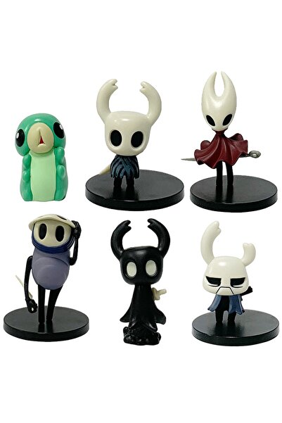 BANDAI 6PCS Hollow Knight 6Pcs/Set Game Hollow Knight: Silksong Figure Kawaii...