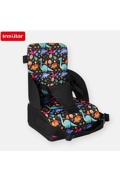 Choice Dinosaur INSULAR Portable Folding Children's Seat Height Cushion Baby Dining Chair Height Cushion Ch