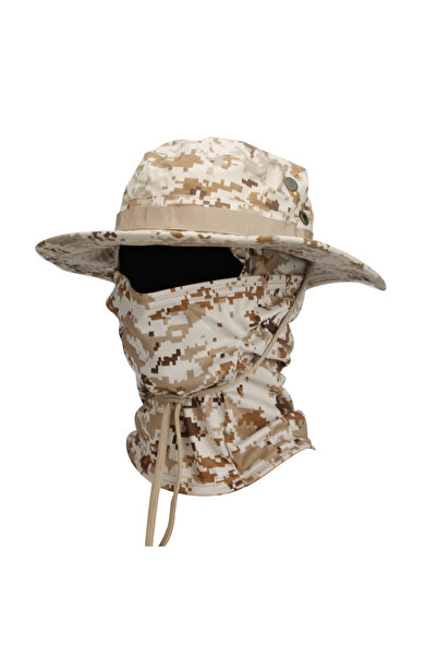 Choice قبعة بوني الرقمية للتمويه الصحراوي 60، قبعة بالاكلافا، بدلة قبعة ناعمة...