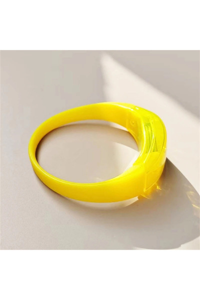 Choice 6 قطع من أساور التحكم الصوتي LED المفعلة بالصوت من السيليكون، 6 قطع من أساور التحكم الصوتي الوامضة