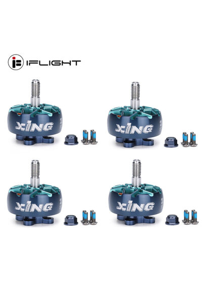 Choice 4PCS 1855KV 4PCS iFlight XING2 2207 2755KV 4S / 1855KV 6S FPV Brushless Motor Unibell with 5mm Titan