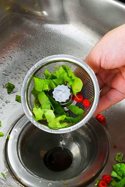 Chavin Steel Kitchen Sink Waste Food Strainer 8.3 cm Diameter Drain Stopper Mt202