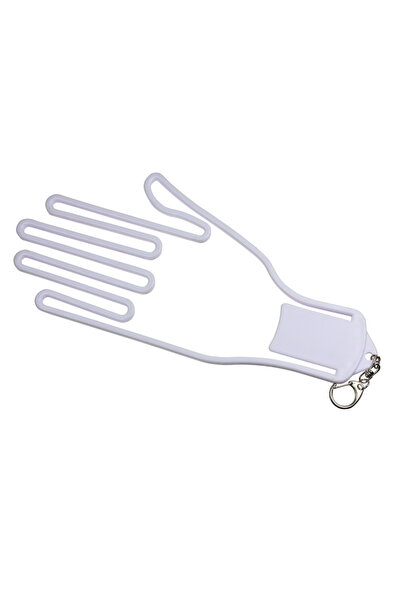 Choice حامل قفازات معلق لتمديد قفازات الجولف باللون الأبيض، حامل قفازات بلاست...