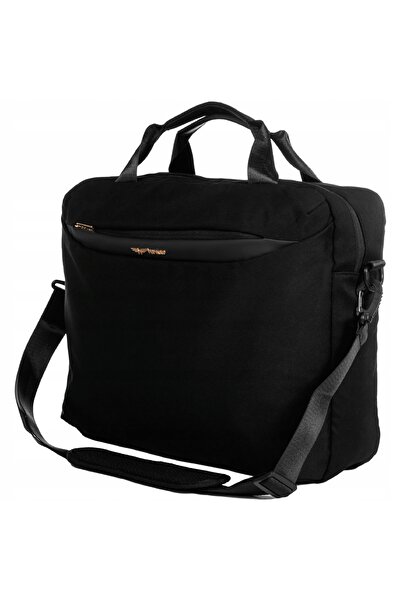 WINGS BRAND WINGS Black 15.6" Laptop Bag - Lightweight Business Carry Case