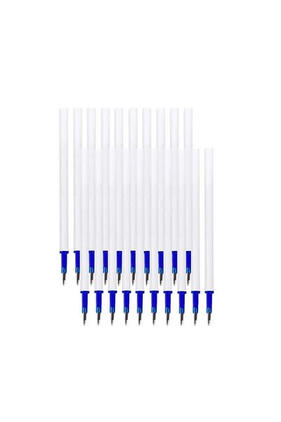 Choice 20 x Blue Refills 0.5mm Retractable Erasable Gel Pens Set with Refills Black Blue Gel Ink Built-in E