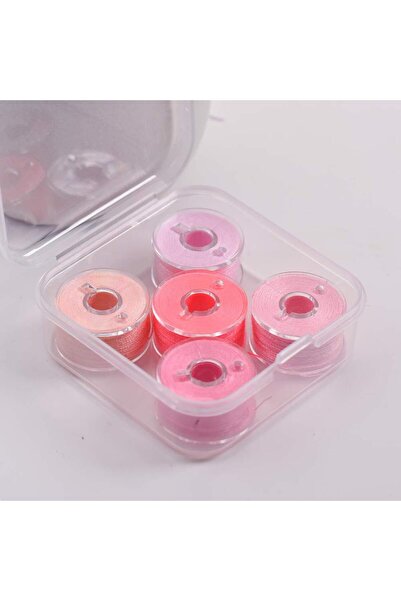 Choice 5 قطع من خيوط بكرة ماكينة الخياطة مسبقة اللف من سلسلة PinkSery، 5 قطع/...