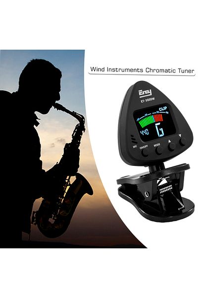 Choice eno ET 3000W Wind Instruments Tuner Supports Mic & Clip-on Tuning Modes for Saxophone Clarinet Tr...