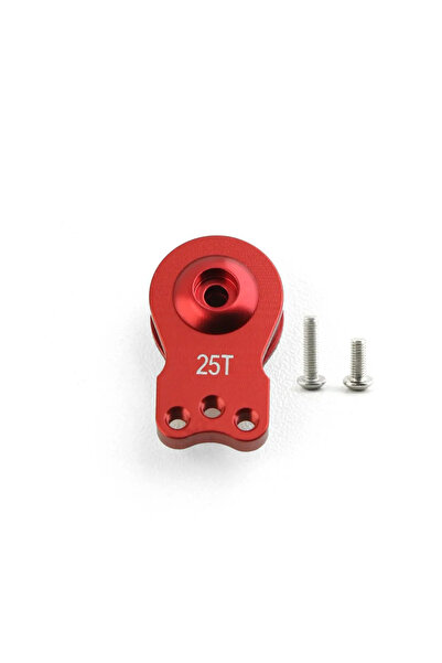 Choice Red NEW 25T CNC Aluminum Alloy Steering Servo Swing Arm Horn For 1/8 1/10 RC Crawler Car Boat