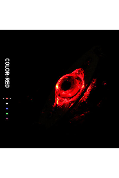 Choice ضوء صيد السمك LED أحمر دوار، ملاعق صيد عميقة على شكل عين تحت الماء، ضو...