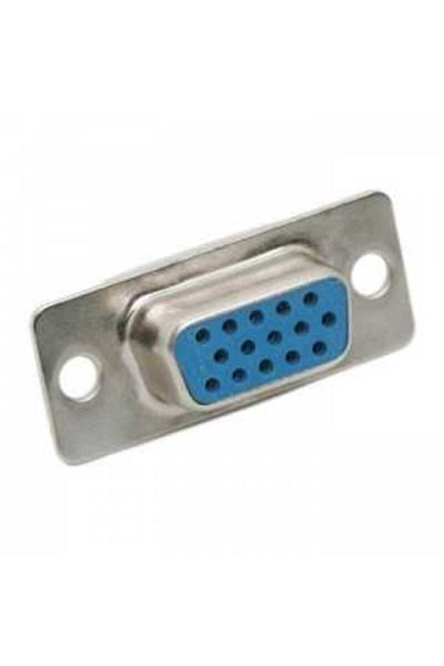 Connfly VGA Connector Male 15-Pin with Solder Terminals