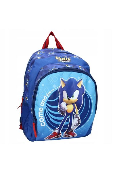 Sonic Two-compartment schoolbag, multicolor, 38x33x12 cm, with adjustable straps, Supreme Power
