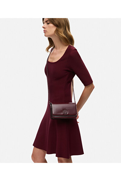 İpekyol Shiny Surface Bag with Monogram Buckle