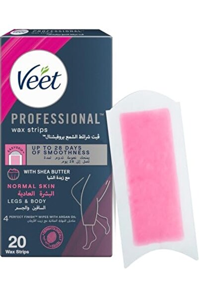 Veet Easy-Gel Wax Strips for Normal Skin, 20 Strips