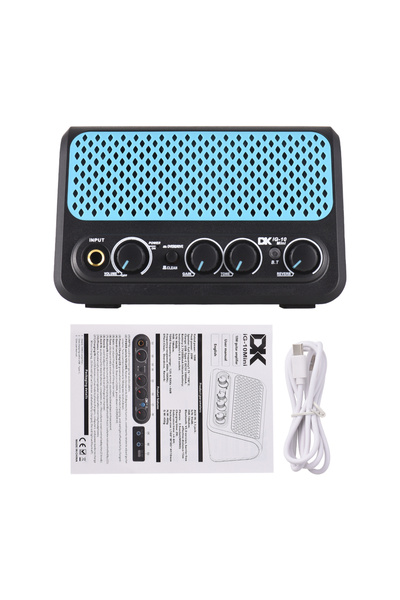 Choice light green DK 10W Small Electric Guitar Amp Clean Overdrive 2 Channel Reverb Effect Guitar Practice