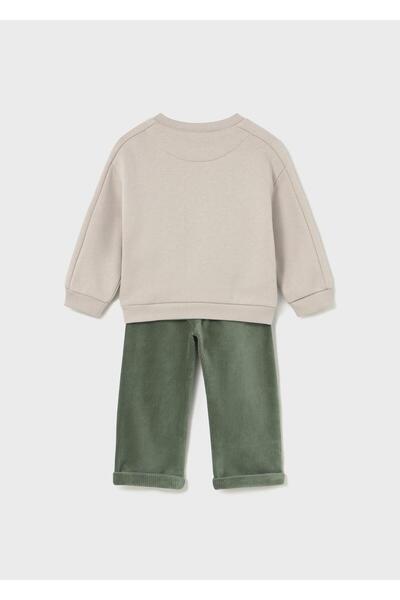 MAYORAL Baby Boy Velvet Pants and Sweatshirt Set