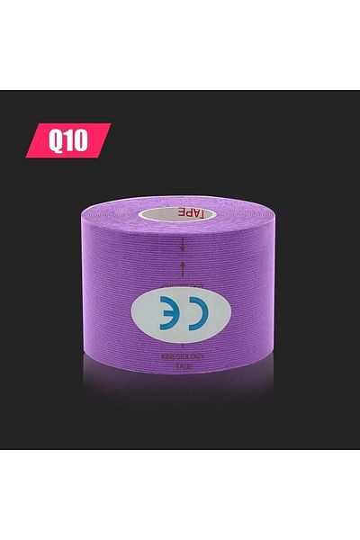Choice 5cmX5m Purple 1pc Elastic Sports Waterproof Protective Tape Kinesiology Tape Athletic Bandage Muscl