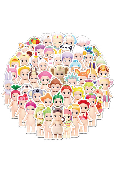 Choice 50PCS 50PCS Sonny Angel Cartoon Graffiti Waterproof Stickers DIY Phone Case Stickers Guitar Notebook