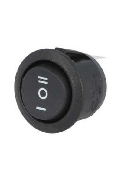 OEM Comutator basculant cu 1 circuit, 12V 20A, LED verde OFF-ON cu reținere