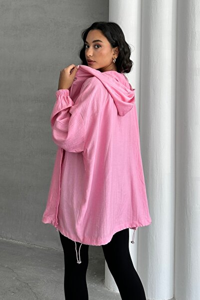 MD trend Women's Hooded Elastic Cap