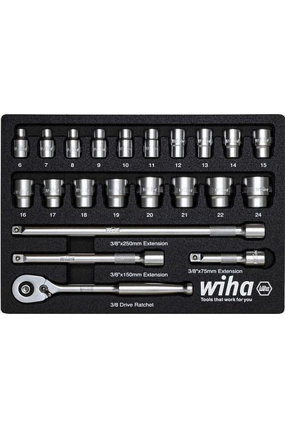 wiha 33791 tool kit, 23 pieces