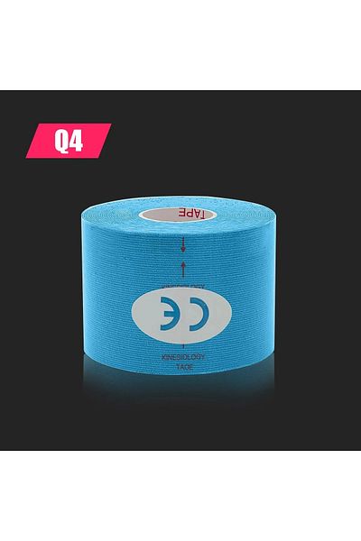 Choice 5cmX5m Light blue 1pc Elastic Sports Waterproof Protective Tape Kinesiology Tape Athletic Bandage M