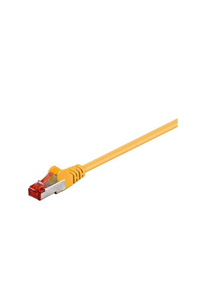 goobay Cablu de rețea PiMF SFTP CAT6 Cupru 2m Patchcord Galben 2x RJ45