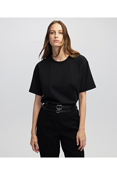 İpekyol Bisiklet yaka basic tişört