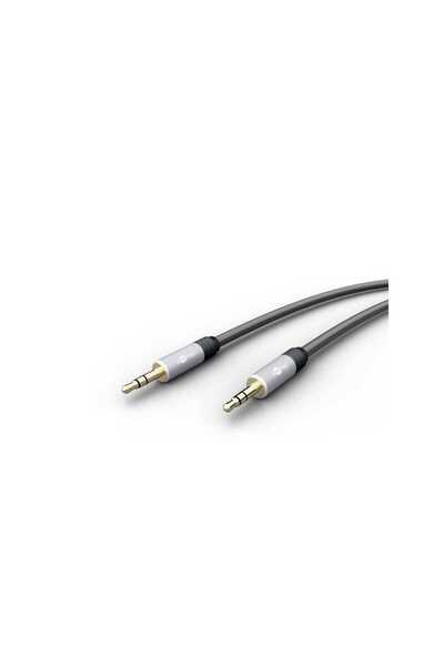 goobay Cablu audio jack 3,5 mm mascul - 3,5 mm mascul, dublu ecranat, 3 m plus