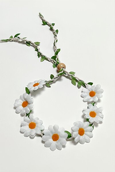 FREEDOM STOREE تاج من أوراق البابونج المضفرة