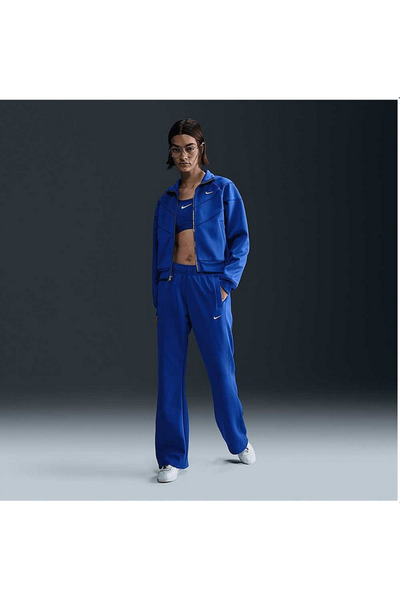Nike Sportswear Essentials Windrunner Mid-Rise Slim Poly Knit Kadın Eşofman Altı (YOUSPORTSWEAR)