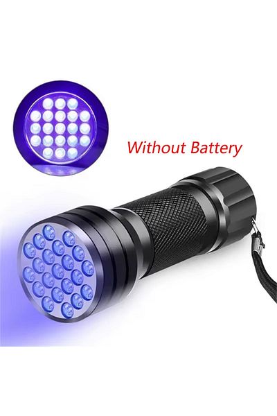 Choice 21 UV LED 21 LED Mini UV Flashlight Blacklight 395NM Torch Flash Lamp For Pet Urine Stains Portable