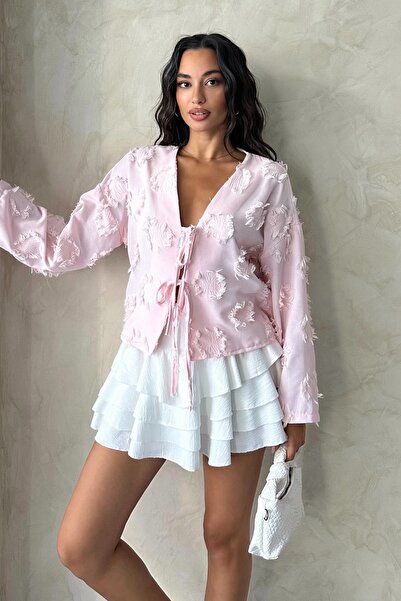 MD trend Women's Tasseled Tie-Up Kimono