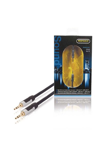 Profigold Καλώδιο στερεοφωνικού ήχου Jack 3,5 mm tata-tata 2m OFC