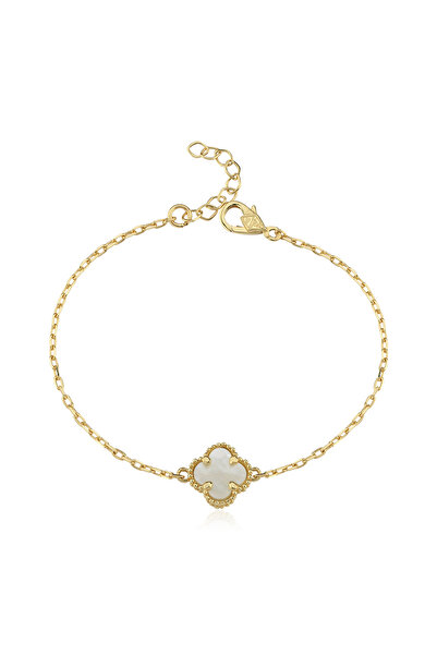 Cherry by Özkonak Sedefli Yonca Çocuk Bilekliği