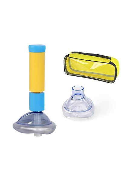 Choice Yellow Bag Kit First Aid Kit Choking Respiratory Anti Asphyxia Face Mask CPR Artificial Emergency Ad
