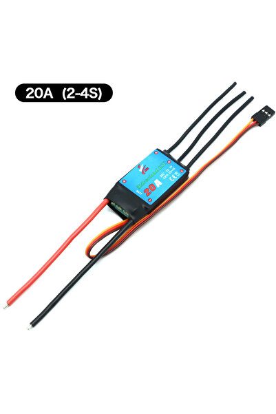 Choice 20A (2-4S) ZMR Bidirectional 12A/20A/30A/40A/50A/60A/80A Bidirectional Brushless ESC for Remote Cont
