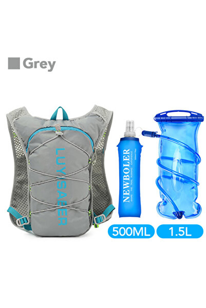 Choice حقيبة مياه خارجية خفيفة الوزن للغاية باللون الرمادي سعة 1.5 لتر 500 مل...
